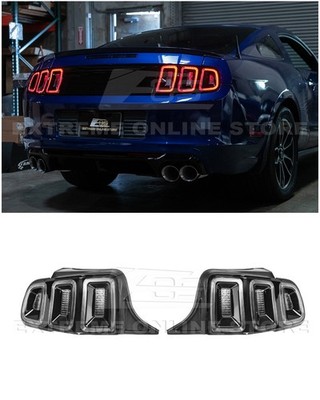 For 10-14 Ford Mustang | OEM Factory Style Tri-Bar LED Clear Lens Rear Taillight