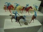 Marx 54mm Civil War Lot of 7 Mounted Blue Northern Figs and Mounts, — photo 4