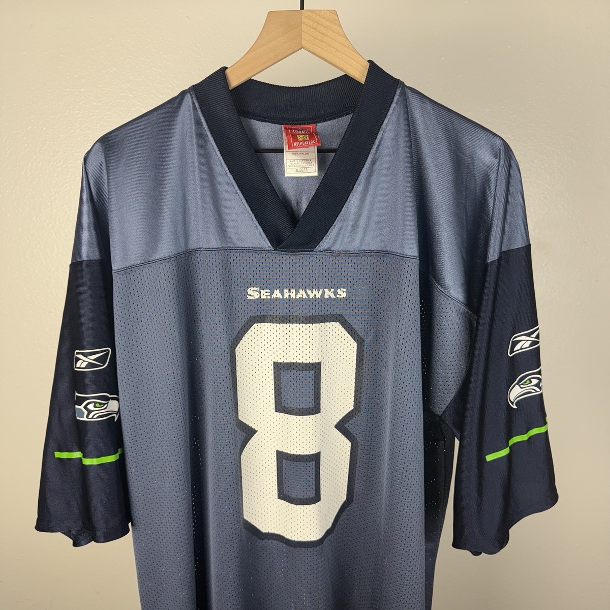 Vintage Seattle Seahawks #8 Matt Hasselbeck Reebok Jersey NFL Rare
