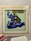 Vintage 1980s He-Man riding Battle Cat Mirror Carnival Glass