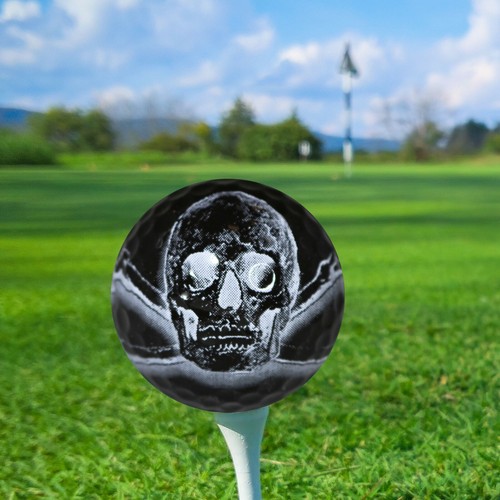 Black Skull Golf Balls 12 Pack - Perfect Gift Idea! - Picture 2 of 4