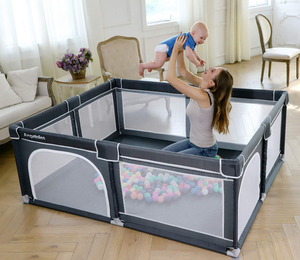 yobest baby playpen playpens for babies extra large infant playard with gates