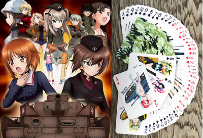 #ad Playing Cards Poker Deck 54 Cards Girls Und Panzer Japan Anime Manga 315 $7.99