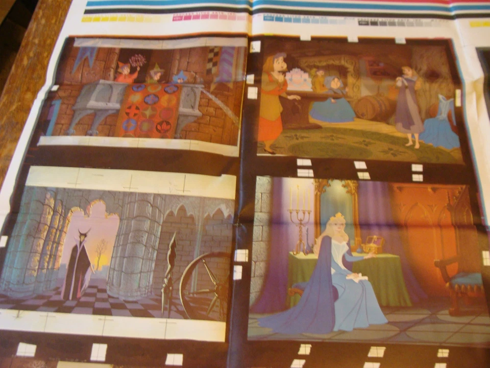 Póster de muestra impreso vintage: Disney Sleeping Beauty 1st CUSTOMER PROBANDO; #9737a Foto 3 de 4
