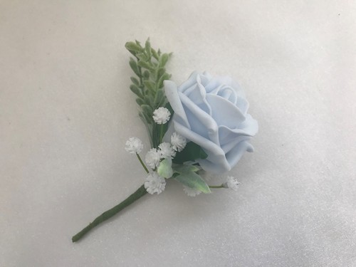 Bojales, solteros, dobles ojales, corsé Best Man, flores de boda - Imagen 6 de 15