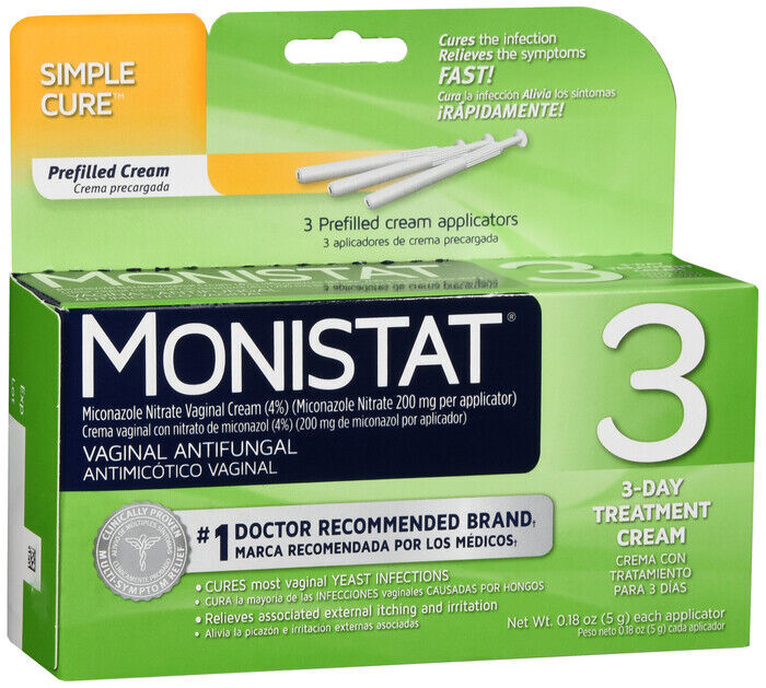 MONISTAT 3 CREAM PRE-FILL APPLICATER 3X5GM