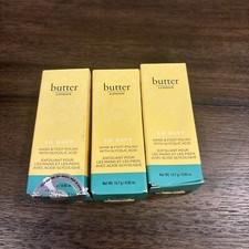  3 Butter London So Buff Hand  Foot Polish New In Packaging 0.55 oz Each