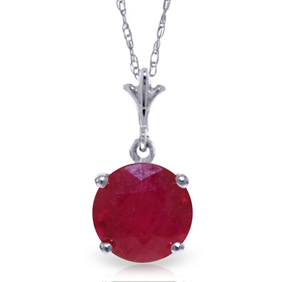 Ruby gemstone necklace clearance