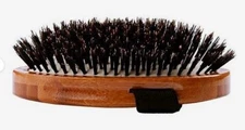 BASS BRUSHES A-2 BOAR HAIR PALM STYLE PET GROOMER WITH ELASTIC BAND