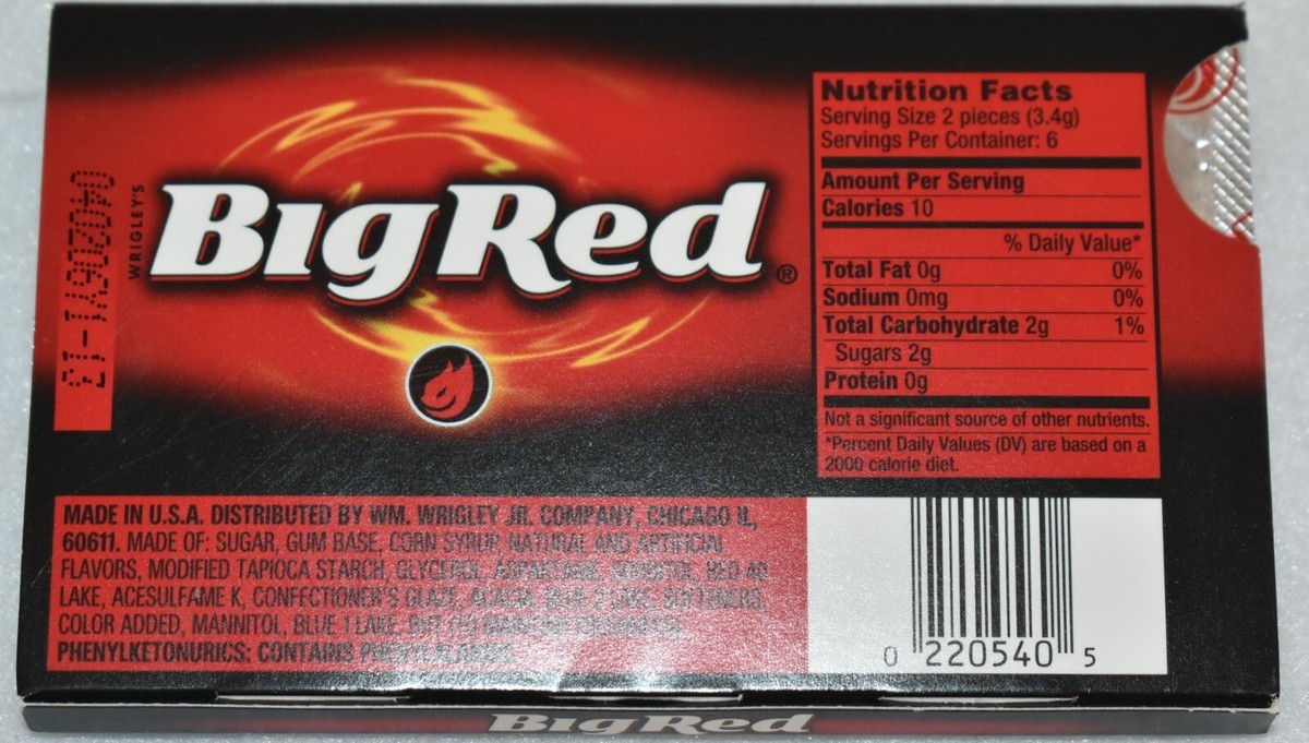 Big Red Cinnamon Gum Vintage | eBay