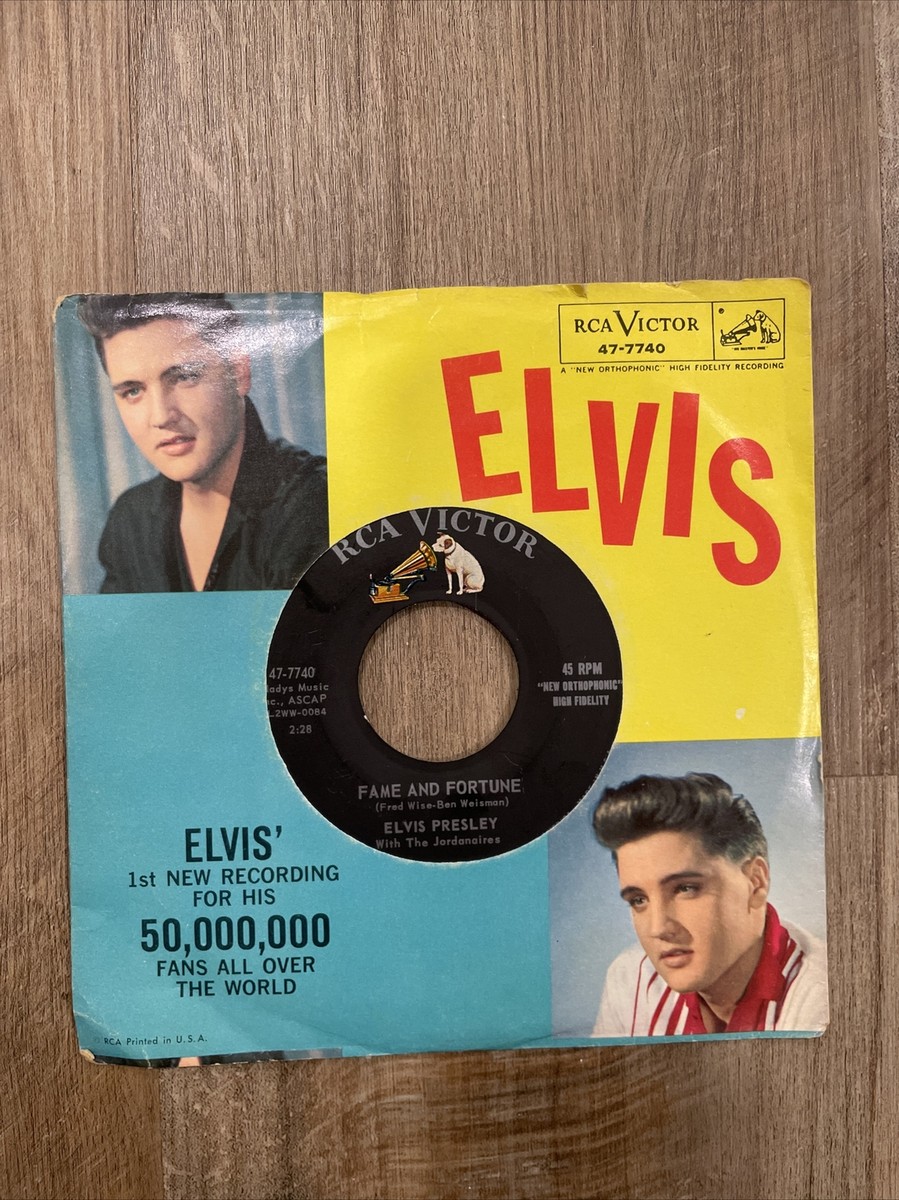 洋楽 Elvis Presley Stuck On You RCA Victor ELVIS PRESLEY 45 Stuck on You/Fame and Fortune RCA VICTOR | eBay
