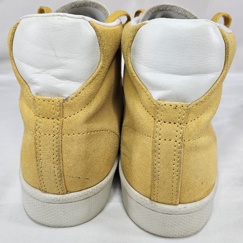 Converse Pro Leather Mid Runner 76 Limited Men 10.5 M Canary Yellow Suede Chucks - Picture 6 of 8