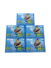 5 X TDK Mini DV Digital Standard Video Cassette Tape LP-90/SP-60 Minutes