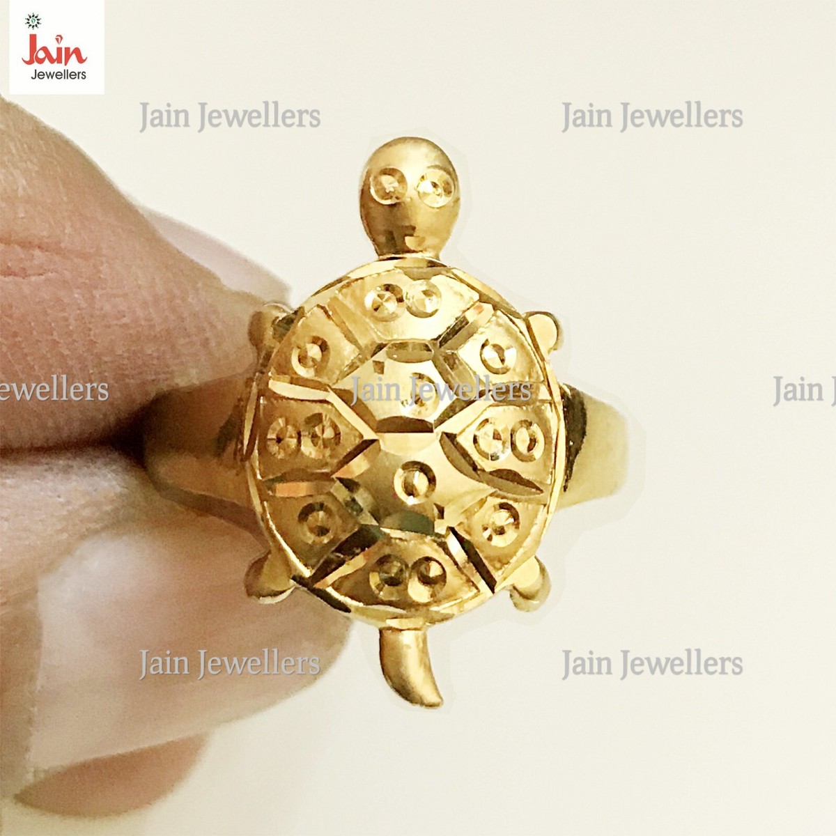 Diamond Jewelry Tortoise Ring For Mens Gold 18Kt, 22Kt Hallmark