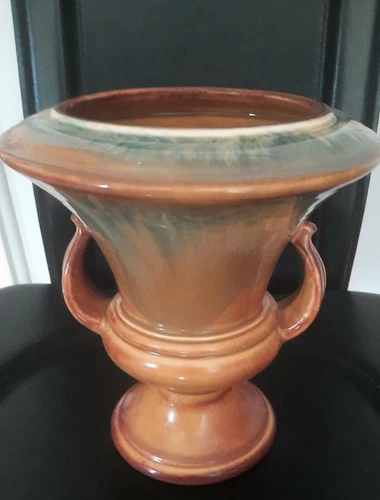 Royal Haeger Drip Double Handled Pedestal Vase/Urn Loving Cup R8-150