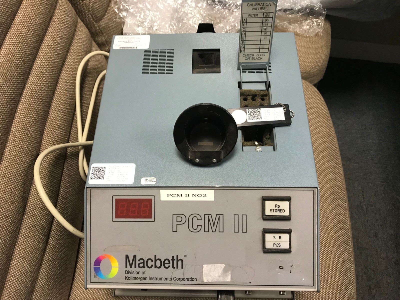 GRETAGMACBETH PCM II 2 print checker COLOREYE Spectrophotometer gretag