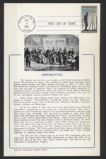 1182  Appomatox   1965 First Day . on Hard To Find HAMMOND MAXI CARD