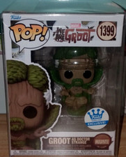 Funko Exclusive Marvel Pop! Groot as Doctor Strange #1399 (Pop Protector)