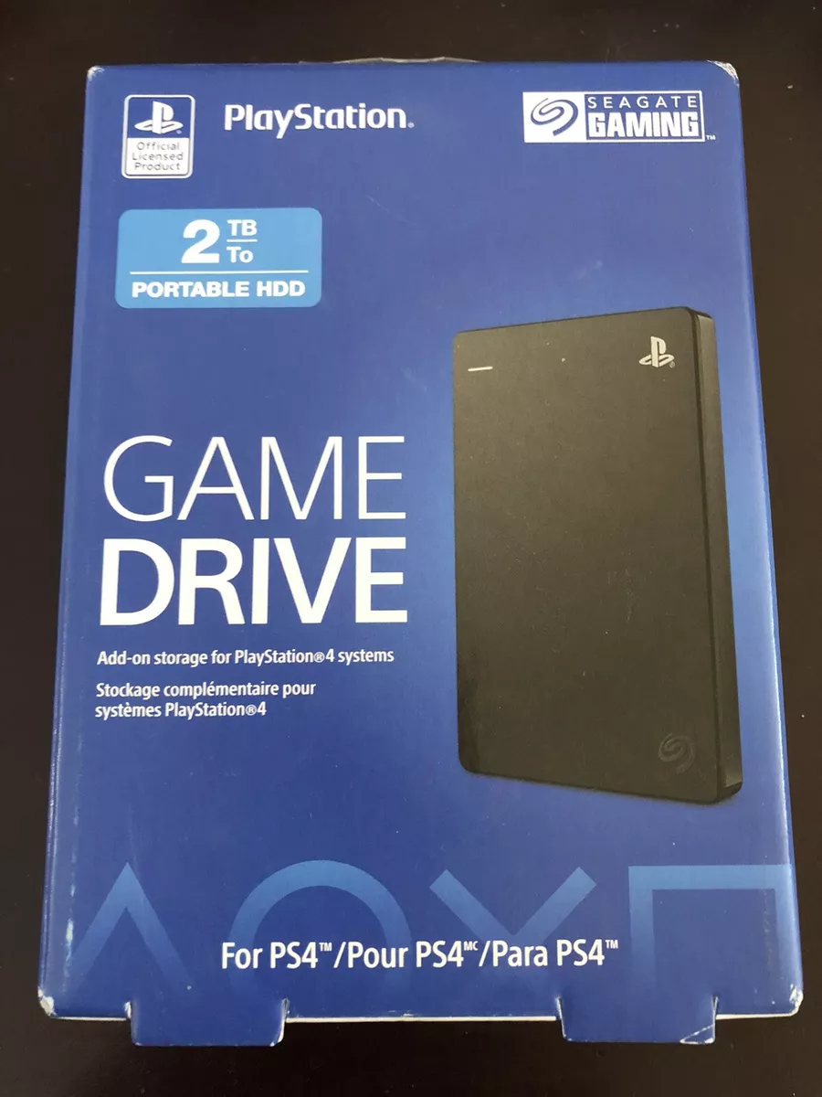 Seagate PS4 USB 3.0 Game Drive 2TB External Hard Drive Black