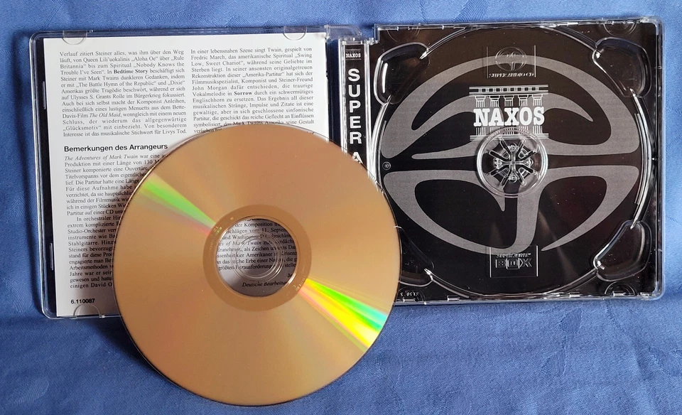 Max Steiner "The Adventures Of Mark Twain",  SACD (Hybrid),  Naxos 6.110087 - Bild 3 von 4