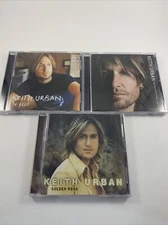 Lot Of 3 Keith Urban CDs Be Here Golden Road Love, Pain & the Whole Crazy Thing