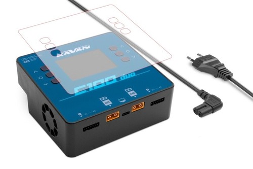 Kavan C100 Duo Ladegerät mit Balancer 2x 500W - KAV34.1100 - Bild 3 von 4
