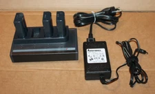 Intermec Z2400 4 Slot Battery Charging Station  with 3 Intermec Batteries