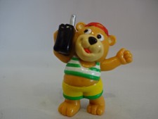 Spielfigur mit Musikinstrument / Teddy mit Hip Hop