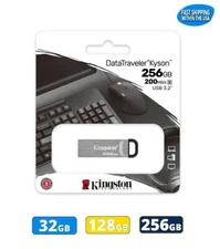 Kingston 64GB 128GB 256GB Kyson DTKN USB 3.2 Flash Drive Metal Drive lot