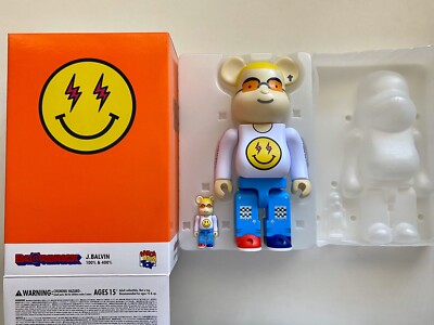 J Balvin 400% 100% Bearbrick Vibras Medicom Be@rbrick