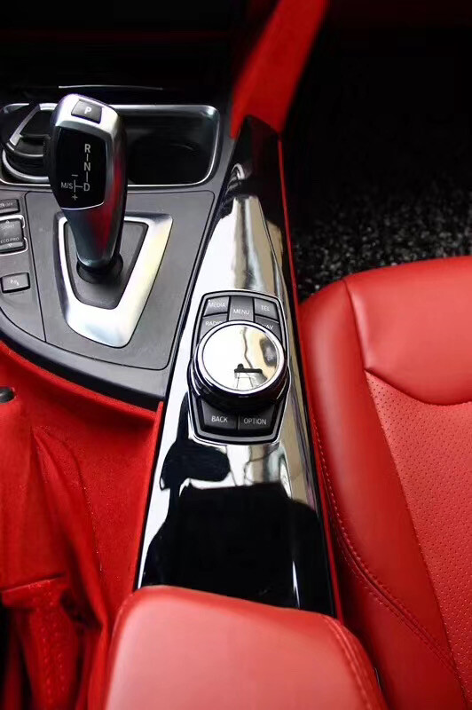 FOR BMW F30 F31 F34 M PERFORMANCE GLOSS BLACK RED SPORT INTERIOR