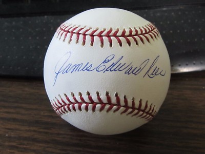JIM RICE Autograph Signed Baseball Full Name James Edward Rice