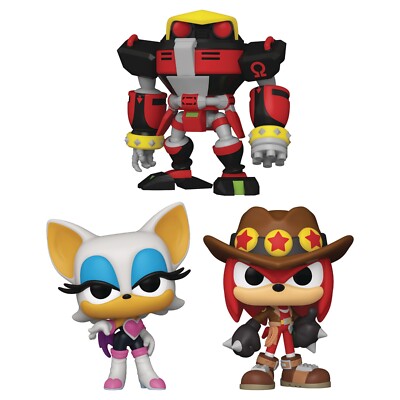 Funko POP! Games Sonic the Hedge (2025) Knuckles Omega Rouge VARIANT SELECT