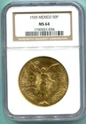 Photo of a 1929 Mexico 50 Pesos Gold from an eBay listing that sold on Jun 18, 2026