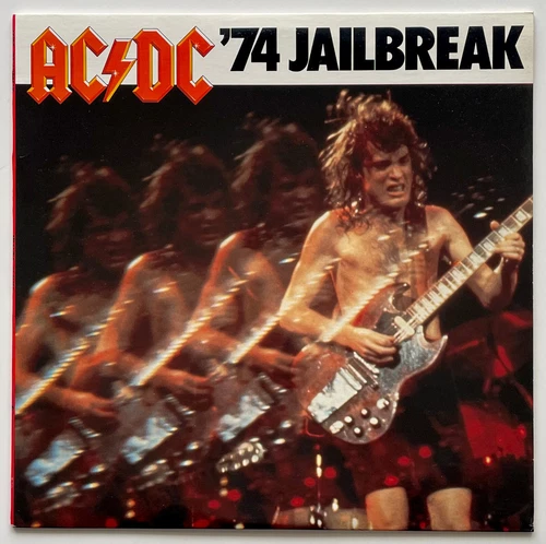 ORIGINAL 1984 AC/DC Album 74 JAILBREAK Record 1ST PRESSING Vinyl Lp NEAR MINT!!