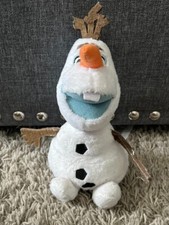 Disney Plush Olaf Frozen 7" Snowman Smiling Bean Bag Stuffed Animal MINT