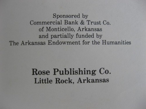 1980 Drew County Arkansas Genealogy Book by Rebecca DeArmond-Author Signed-DJ - Picture 7 of 14