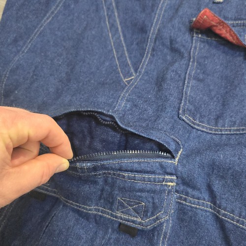 Vintage Faded Glory Shorts Mens Sz 44 Blue Denim Cargo Baggy Skater Y2K Workwear - Picture 9 of 12