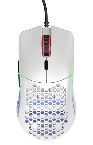 Glorious Model O Gaming Mouse White Rgb 6 Program Buttons Usb Wired Light_ - Picture 2 of 9