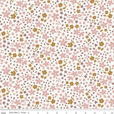 Winged Medley Petals Cloud Cotton Fabric