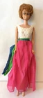 Vintage 1962 Mattel Midge Barbie Doll Red Head Bubble Cut White Lips Nice Japan