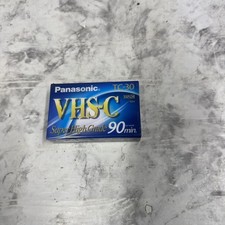 NOS Panasonic TC-30 VHS-C Video Cassette Tape Super High Grade 90 Minute SEALED