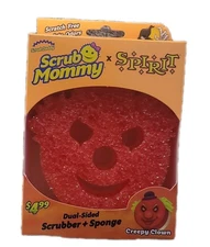 Scrub Daddy Scrub Mommy Creepy Clown Foam Sponge Spirit Halloween Exclusive 2025
