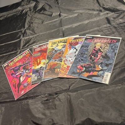 Lot Of 5 Thunderbolts Marvel Comic Books # 1 2 3 4 5 NM 1st Prints 13 J320