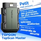 TopScan Master outil diagnostic voiture avec schémas électriques et aide réparat