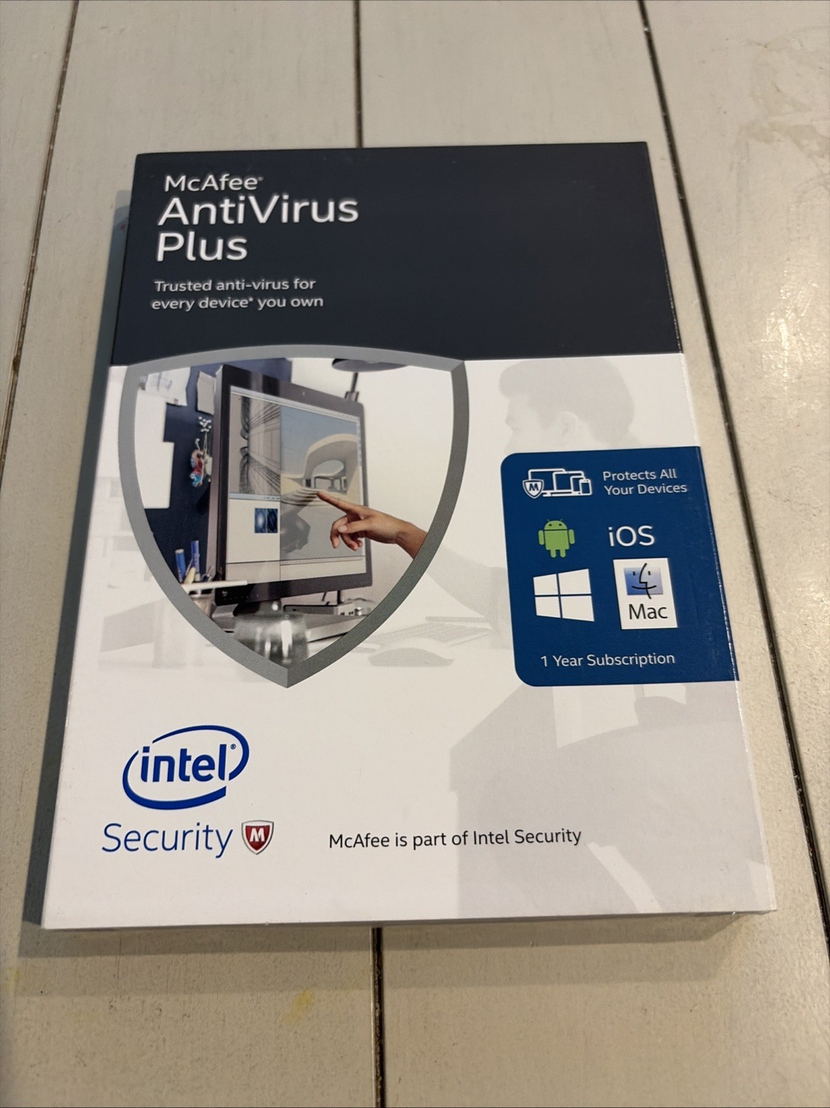 New In Package Intel McAfee Antivirus Plus
