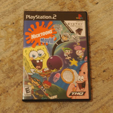 THQ Nicktoons Movin' PS2 (2004) E-Everyone NTSC-U/C w/ Manual Included
