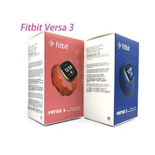 Fitbit Versa 3 Yoga Timer Running Heart Rate Monitor Smartwatch open box