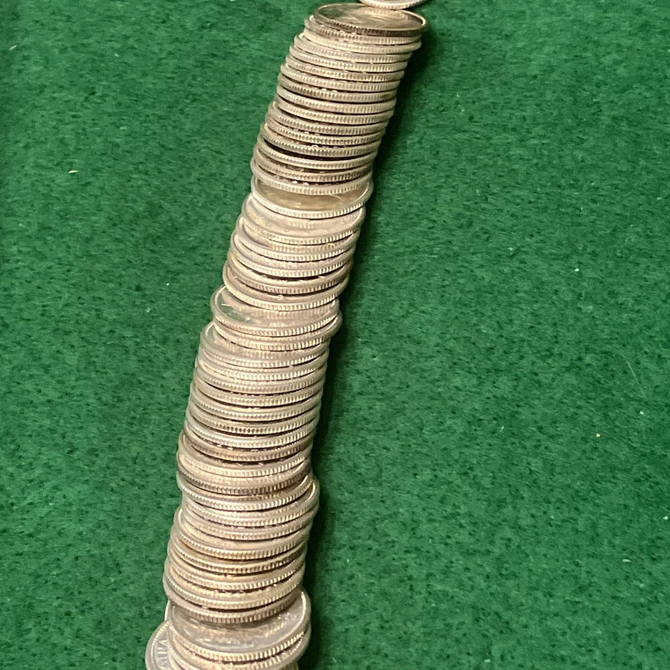 Canada 1958 Silver Dime Roll/tube Of 50 BU - Image 4 of 4