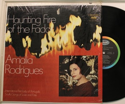 Amalia Rodrigues Lp Haunting Fire Of The Fado On Capitol - Vg+ To Vg++ shrink!